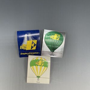 Vintage Matchbook Matchsticks Lot Of 3 The Big E‎ Erie Savings Bank Western NY